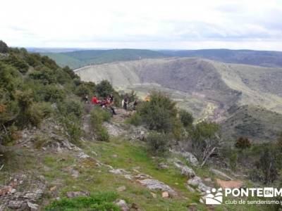 Travesía de senderismo desde El Atazar a Patones; madrid joven; taxus bacatta